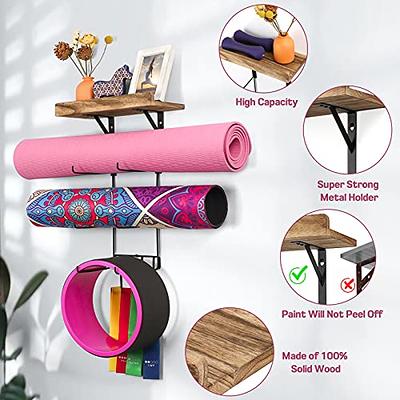 Wall Mounted Yoga Mat Rack