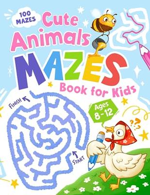 Hours of Fun Mazes for Kids 4-8 Vol-2 By Round Duck: More Than 100 Mazes  Activity Book with Simple to Easy to Medium Puzzles.: Duck, Round:  9781958867204: : Books