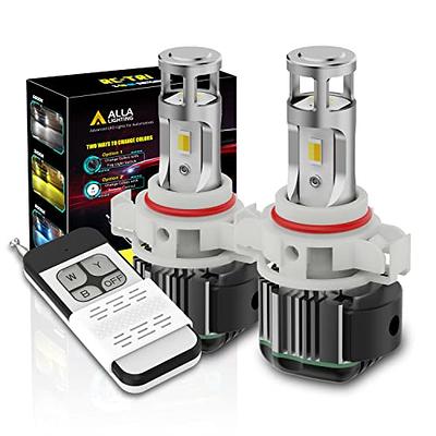 H3 LED Bulbs Fog Lights  DRL, 6000K Xenon White/3K Yellow