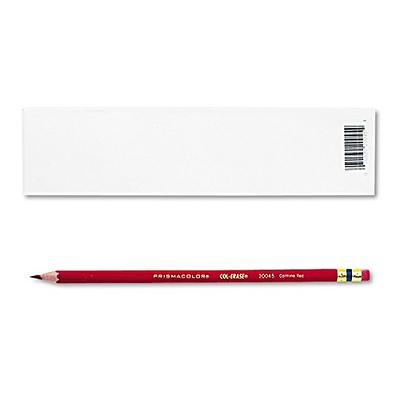 Prismacolor 20045 Col-Erase Pencil w/Eraser Carmine Red Lead