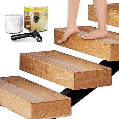 Aucuda 6 Packs Stair Treads for Wooden Steps Indoor Outdoor Christmas,  8.5x30 Outdoor Stair Treads Non-slip, Rubber Backing Carpet Stair Treads  for Winter, Heavy Duty and Traction, Stone Collection. - Yahoo Shopping