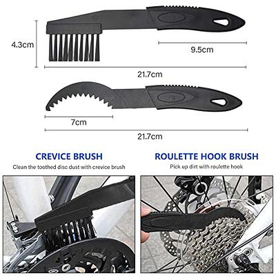 Bike Chain Cleaner Brush Set - Motorcycle Chain Cleaning Kit Bicycle  Cleaner and Degreaser Bike Chain Lube Wheel Brush Cleaner Tool Set -  Motorcycle Accessories Mountain Bike Chain Brush Cleaning Tool 