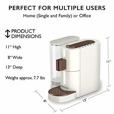 Shop K-fee Twins II Single Serve Coffee & Espresso Machine Black and Chrome