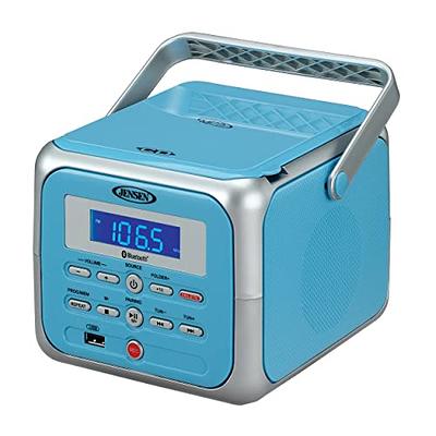 MEGATEK Portable CD Player Boombox with FM Radio, Bluetooth, and USB Port |  Clear Stereo Sound | CD-R/RW and MP3 CDs Compatible | 3.5mm Aux Input and