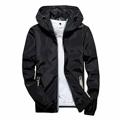  PMUYBHF Sport Hooded Sweatshirt Slim Fit Trench Coat Hooded  Rain Trench Jacket Classic Mens Light Jacket Sweatshirt Coat Lightweight  Windbreaker with Hooded : Clothing, Shoes & Jewelry
