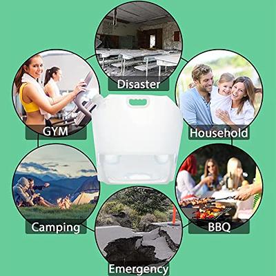 Spoilu Collapsible Water Container Bag, Food Grade Transparent Plastic Water  Storage Containers, Camping and Hiking Backpacking Emergency Water Storage  Bag, Water Bags for Drinking 1.32 Gallon - Yahoo Shopping