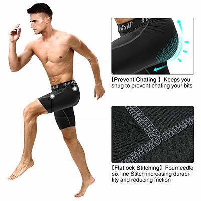 Runhit Compression Pants Men Running Tights Leggings Athletic Workout Gym  Pants