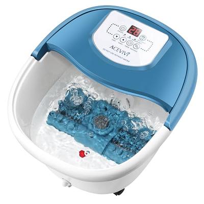 Foot Spa Massager Foot Bath Soak Tub with Heat Bubble Massage