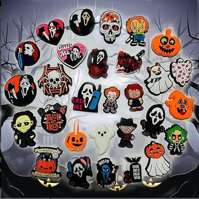 New Halloween Horror Figure Shoe Charms Decoration Funny Fits For