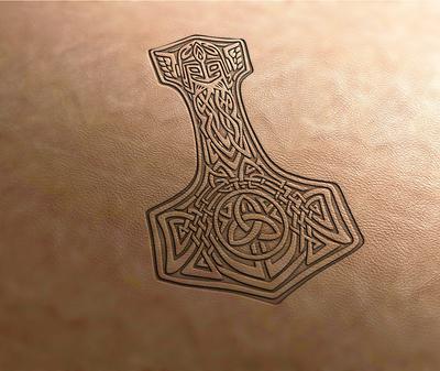 Leather Stamp  Delrin, Celtic Stamp#25, Celtic Knot Stamp, Thor's-Hammer  Leather Tools, Craft Custom Stamp - Yahoo Shopping