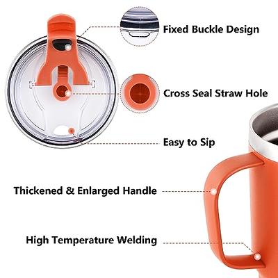 LiqCool 30 Oz Tumbler with Handle,Vacuum Insulated Coffee Mug with Lid  Straw, Stainless Steel Travel Coffee Mug, Reusable Leakproof Cup, Keep Cold