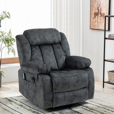 Magic Home Home Theater Adjustable Seating PU Leather Recliner Chair with  Thick Seat Cushion and Backrest, Black CS-W50125178 - The Home Depot