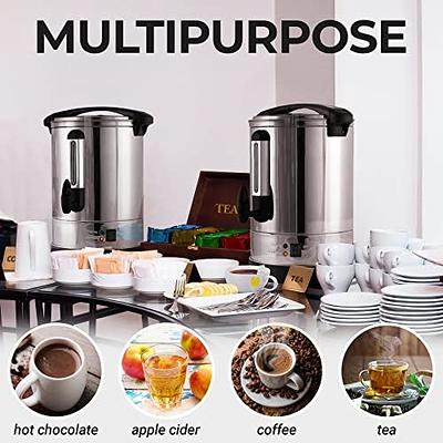 3L Chocolate Dispenser Hot Chocolate Mixer Silver Stainless Steel