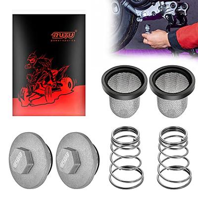 RUTU Oil Drain Plug & Cap Filters Set - Screen Cleaners for 50cc, 125cc,  150cc, QMB139, 157QMJ, GY6 Engine - Compatible with Moped, Bajaj, Jonway,  Lance, Baotian, Benzhou, Taotao Scooters - 2-Pack - Yahoo Shopping