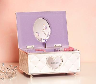 Abi + Olie Ballerina Unicorn Jewelry Box for Girls & Little Girls Jewelry Box - Kids