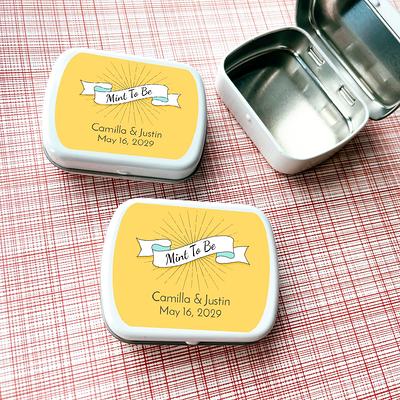 Complete Personalized Bridal Shower & Wedding Mint Tins