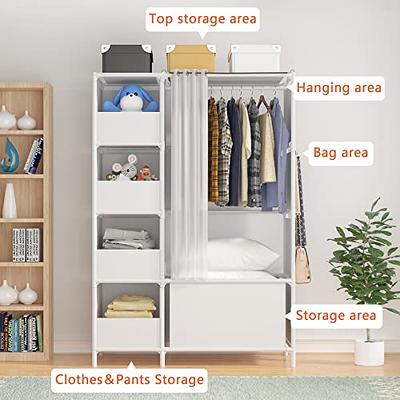 Mobile Wardrobe Storage Cabinet