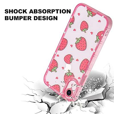 MZELQ Compatible with iPhone XR Case Red Strawberry Cute Pattern, Soft TPU iPhone  XR Case for Girls Women + 1* Screen Protector, Camera Hole Protective for iPhone  XR Case 6.1 inch - Yahoo Shopping