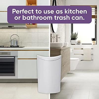 Modern Trash Can 1.8Gal with Lid for Bathroom,Bedroom,Office Garbage  Container