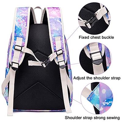 Octsky Unicorn Backpack for Girls, Kids Preschool backpacks Kindergarten  Bookbag, Toddler BookBag with Chest Strap