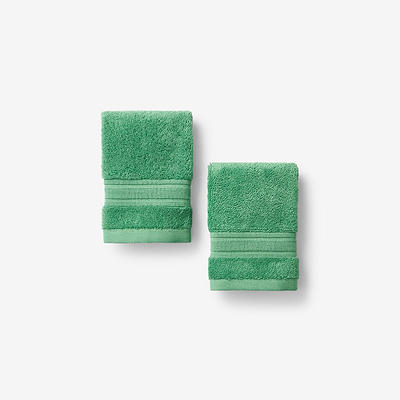 The Company Store Legends Regal Spa Green Solid Egyptian Cotton Bath Towel