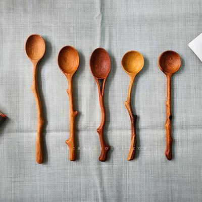 Riveira 6-Piece Wooden Spoons For Cooking & Serving - Witchy