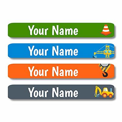 64 PCS Waterproof Daycare Labels, Baby Bottle Labels for Daycare Supplies,  Self Laminating, Dishwasher Safe, School Name Labels for Kids Stuff