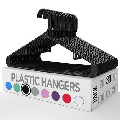 Black Premium Velvet Hangers (Pack of 150) By Utopia Home