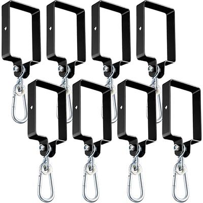Belle Vous Heavy Duty Swing Hangers (2 Pack) Rotating Swivel Hooks With Screws