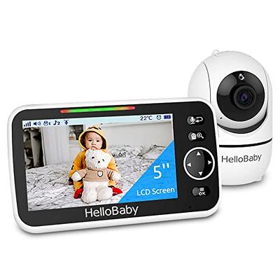 Kidsneed Baby Monitor 35 Screen Video Baby Monitor With Camera And Audio  Remote Pan-tilt-zoom Night Vision Vox Mode Temperature Monitoring Lull