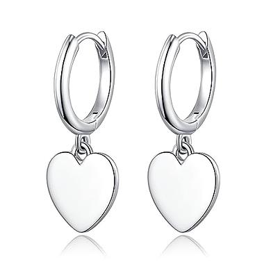 Silver Heart Earrings 001-645-03456 - Hingham Jewelers | Hingham Jewelers |  Hingham, MA