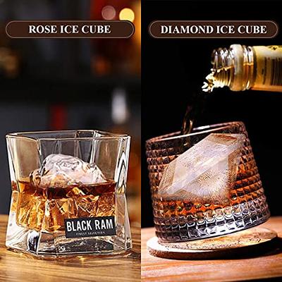 4 Cavity Whiskey Ice Cube Maker Mold Silicone Whiskey Cocktail DIY