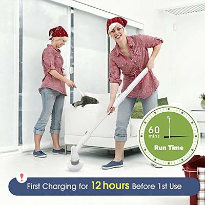 8 in 1 Electric Spin Scrubber Cordless Cleaning Brush Hard Floor / Bathroom  Mop