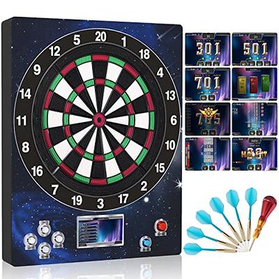 Franklin Sports Electronic Dart Board Sets - Soft Tip Electric Dartboard  with Digital Scoreboard - (6) Darts Included