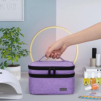 LUXJA Nail Polish Carrying Case - Holds 20 Bottles (15ml - 0.5 fl.oz),  Portable Organizer Bag for Nail Polish and Manicure Set, Lavender - Yahoo  Shopping