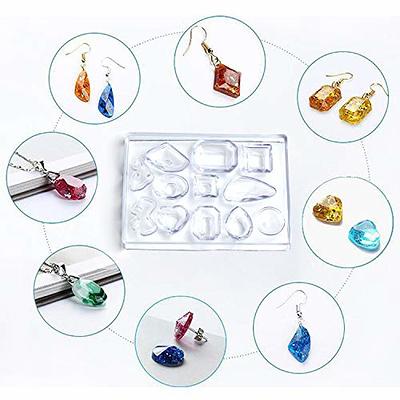 Buy BBita 195pcs Earring Resin Molds, Silicone Earring Molds Epoxy Resin  Jewelry Molds Resin Casting Pendant Molds for DIY Resin Crafts with Earring  Hooks Jump Rings Online at desertcartINDIA