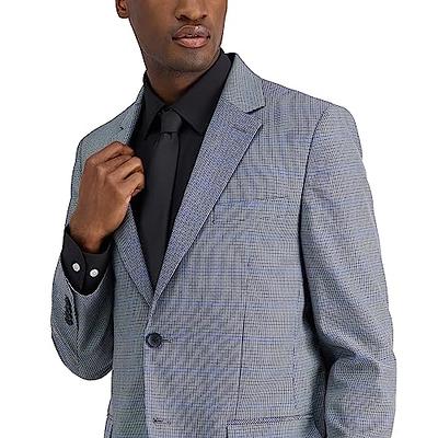 J.M. Haggar Men's Tailored Fit Subtle Print Stretch Sportcoat, Medium Grey,  40 - Yahoo Shopping