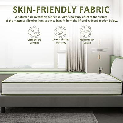 Sofree Bedding Full Mattress, 10 inch Memory Foam Mattress in A Box, Individual Pocket Spring Mattress with Motion Isolation and Pressure Relief