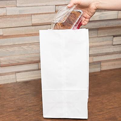 Paper Lunch Bags 50 Count Large White Lunch Bags Kraft White Paper Bag