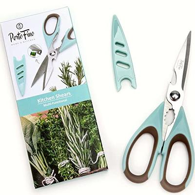 2pcs/pack Heavy Duty Stainless Steel Kitchen Scissors, Super Sharp  Multi-purpose Cooking Scissors For Chicken, Fish, Meat, Vegetables And Nuts