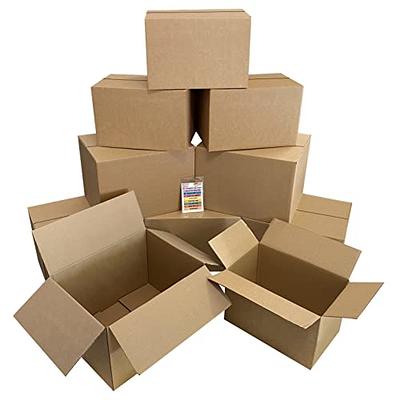 Uboxes Moving Box Combo Pack - 4 Smalls, 6 Mediums, & Moving