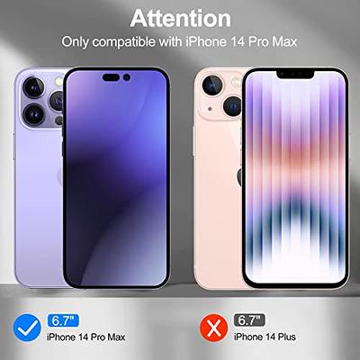 ivoler [3+3 Pack Tempered Glass for iPhone 15 Pro Max Screen Protector