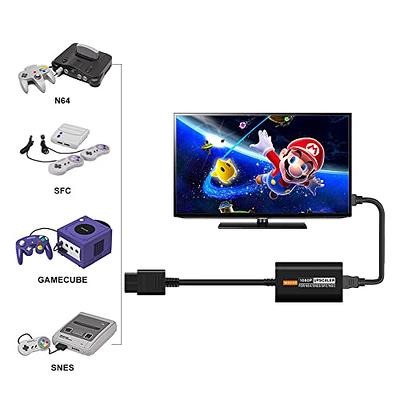  HDMI Adapter for PS1 / PS2, 1080P Upscaler HDMI Converter with  RGB/YPbPr Switch and 4:3/16:9 Aspect Ratio Switch for Playstation 1/2 Game  Console : Video Games