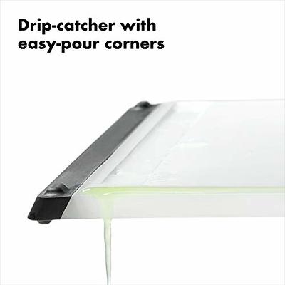 OXO Good Grips White Plastic Cutting Board - 2pc Set