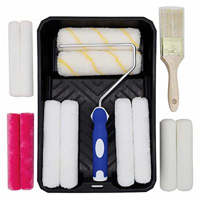 2pcs 4-Inch Paint Mini Roller Sleeve Refill Craft Paint Rollers Decorators  Brush Smooth Tools for Home 