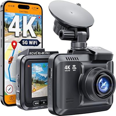 REDTIGER Dash Cam Front Rear, 4K/2.5K Full HD Dash Camera for Cars, Free  32GB Card, Built-in Wi-Fi GPS, 3.16” IPS Screen, Night Vision, 170°Wide