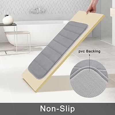 NICETOWN Taupe Bathroom Rugs and Mats Sets, Bath Mats, Slip-Resistant  Absorbent Soft Comfortable and Fluffy Chenille Toilet Rugs, Floor Mats Dry  Fast