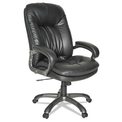 HON 2090 Pillow-Soft Series Executive Leather High-Back Swivel/Tilt Chair Burgundy