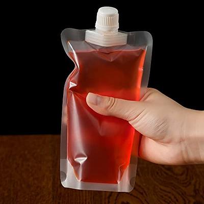 Plastic Flasks For Liquor,Drink Pouches For Adults,Concealable And