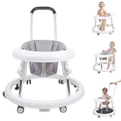 Eliantte Foldable Baby Walker, Sit to Stand Activity Center with